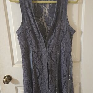 Lace vest